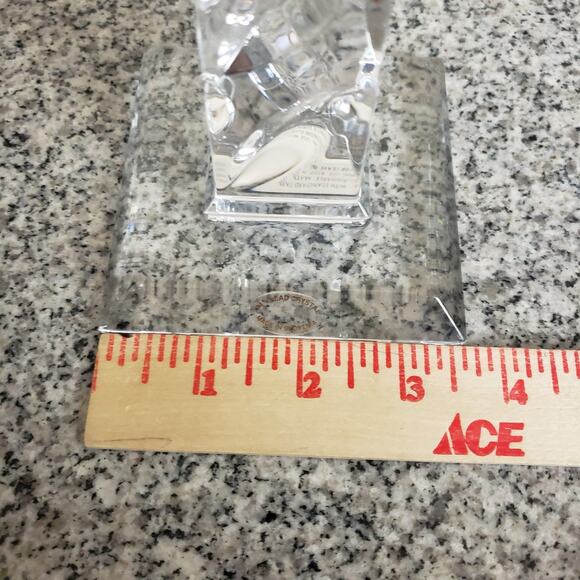 Set of 2 24% Lead Crystal Taper Candlesticks. Made In Slovenia. 10" Tall. Mint - Picture 13 of 14